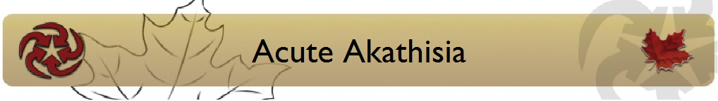 Acute Akathisia