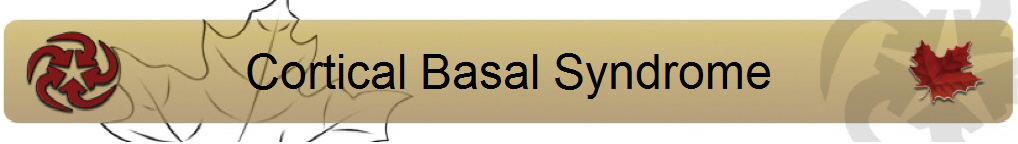 Cortical Basal Syndrome